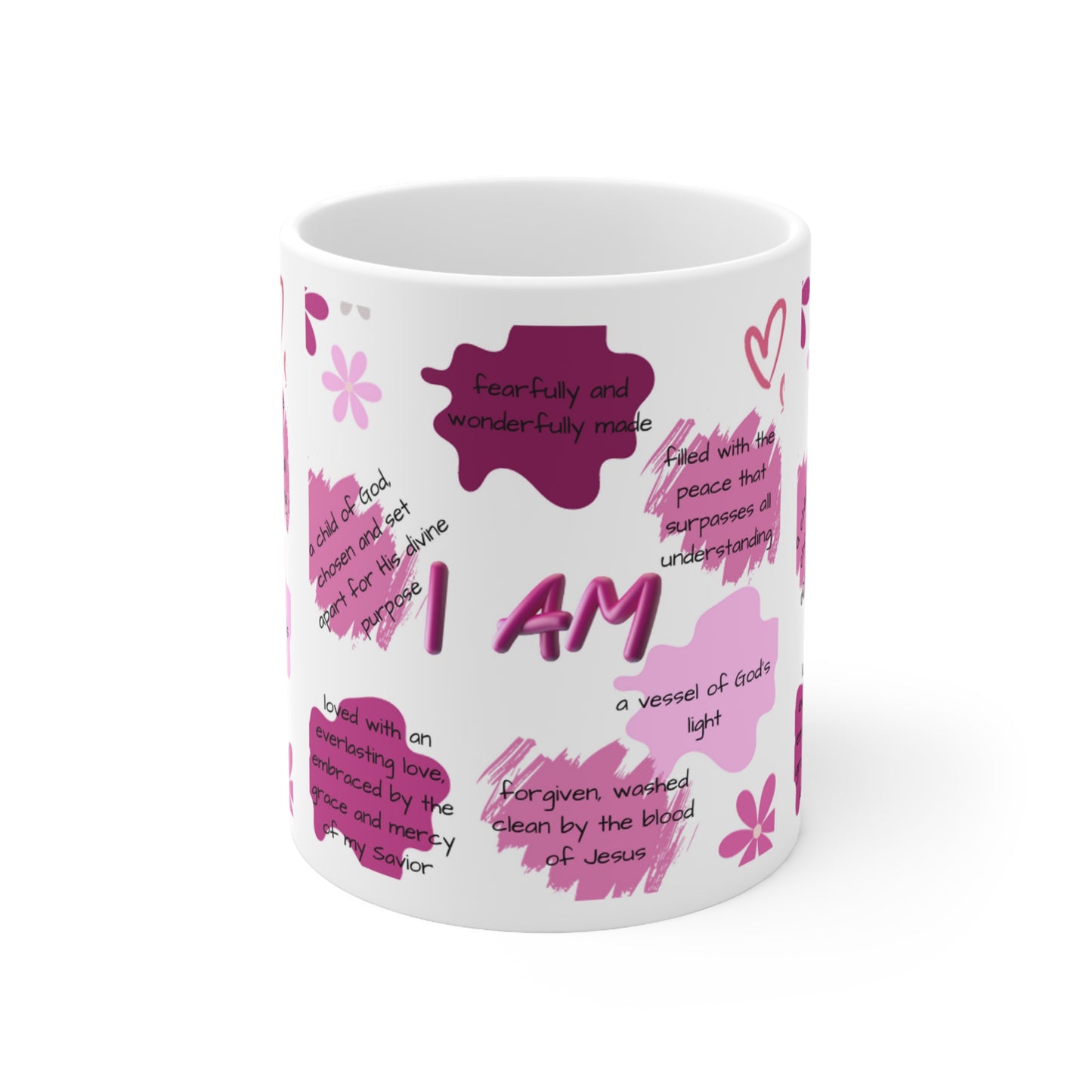 Christian affirmations mug