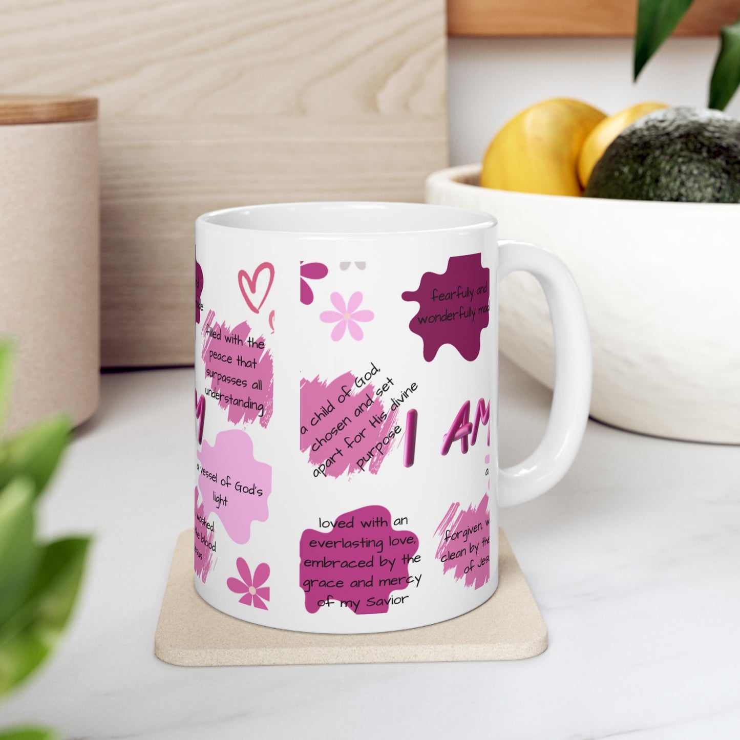 Christian affirmations mug